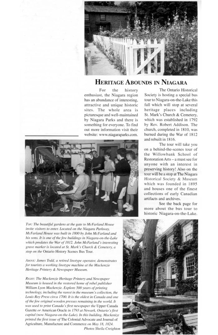 Niagara Heritage